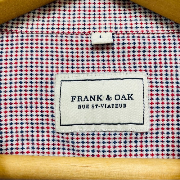 🍄 3/$30 Frank & Oak Patterned Button Down Shirt - Picture 3 of 11